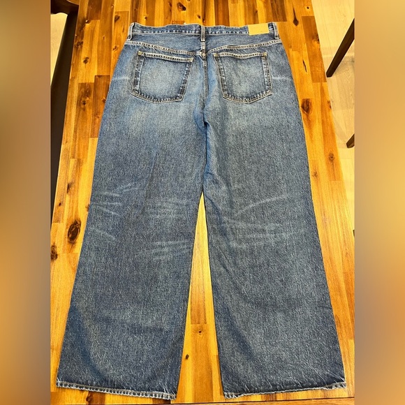NWT Madewell Low Slung Baggy Women's size 16 Moffat Wash NS199 - Picture 7 of 16